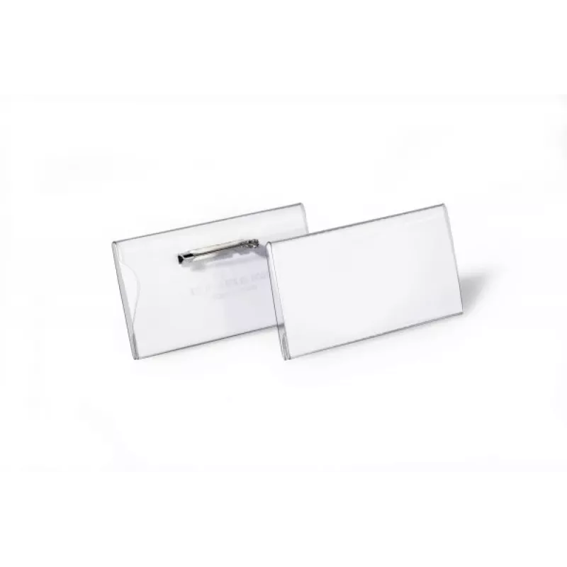 DURABLE portanome 40x75 mm con fissaggio a spillo, 100 pezzi 800119
