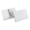 DURABLE portabadge 54x90 mm con clip a coccodrillo, confezione da 25, trasparente 811119