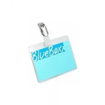 DURABLE Portabadge con clip, 60x90 mm, trasparente, confezione da 5 (861219)