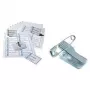DURABLE Set portanome 90 x 54 mm con clip combinata, 20 pezzi 818200