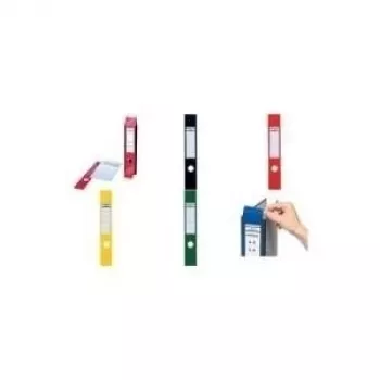 DURABLE ORDOFIX® etichette autoadesive per dorso raccoglitore, 40 x 390 mm, bianco, 10 etichette (809104)