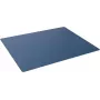 DURABLE Sottomano in PP con scanalatura decorativa 530x400 mm blu scuro 713207