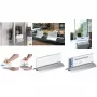 DURABLE PRESENTER DE LUXE Portanome da tavolo 61x210 mm, acrilico trasparente, 2 pz. 820219