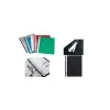 DURABLE cartella per report A4 trasparente in polipropilene con clip, 30 fogli 258002