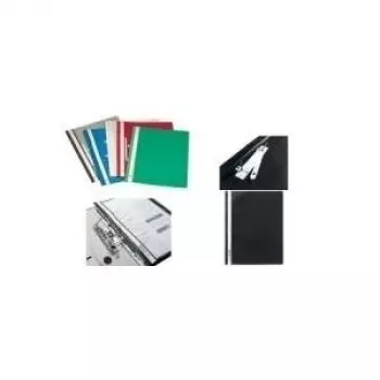 DURABLE cartella per report A4 trasparente in polipropilene con clip, 30 fogli 258002