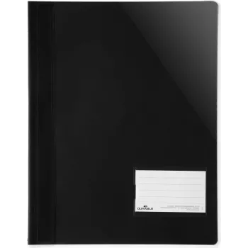 DURABLE Report File A4+ con finestra per etichetta 90x57 mm, trasparente, confezione da 25 269001