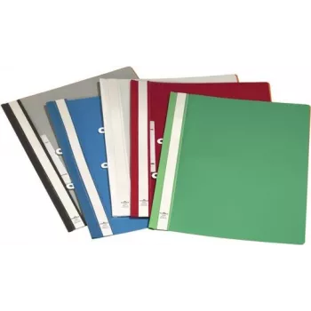 DURABLE Report File con cursore di archiviazione A4+ trasparente, confezione da 25 258005