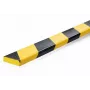 Durable S10 Passacavi, PVC, nero/giallo, piatto, 1000 mm, 40 mm