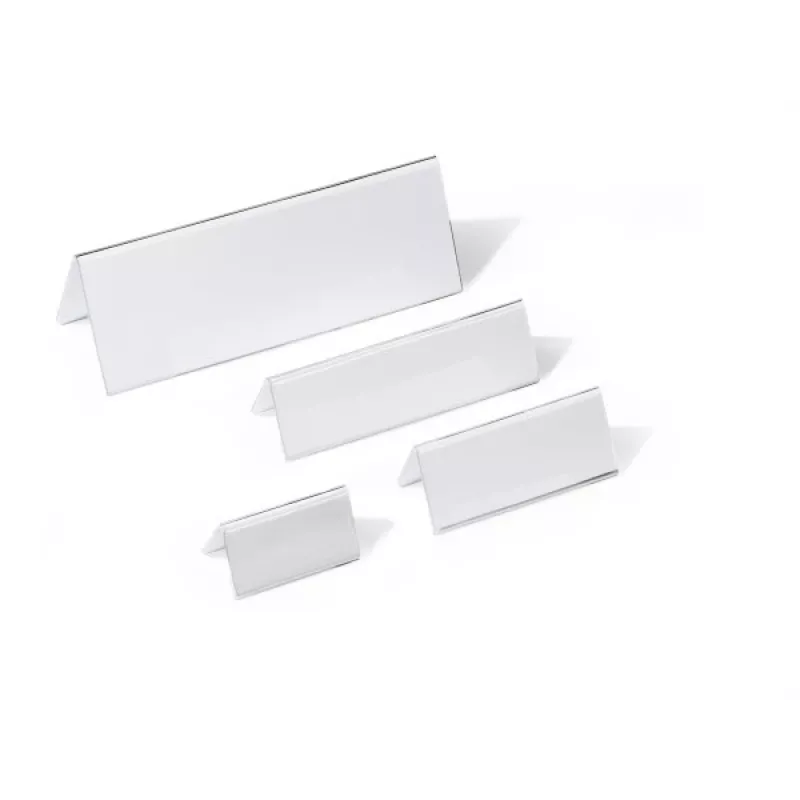 DURABLE portanome da tavolo espositore A4 105/210x297 mm acrilico trasparente 10 pezzi 803519