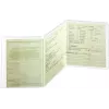 DURABLE portainformazioni a tre parti 210x105 mm, trasparente, confezione da 10 (214219)