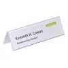 DURABLE VISIFIX® portanome da tavolo espositore 61/122x210 mm, PVC trasparente, confezione da 25 (805219)