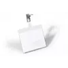 DURABLE VISITOR Portanome 90 x 60 mm con clip girevole, trasparente, 25 pezzi (800319)