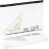 DURABLE ZIP BAG A5 busta portadocumenti trasparente con zip, confezione da 5 248001