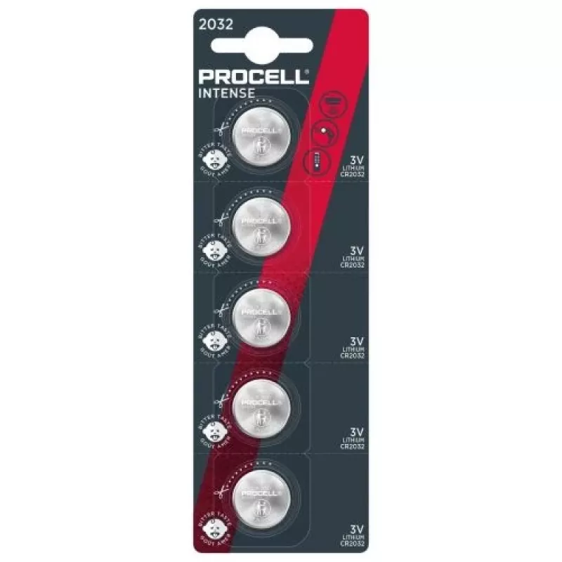 DURACELL Procell CR2032 3V batteria a bottone al litio (confezione blister da 5)