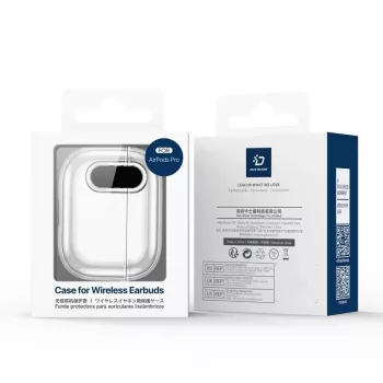 Dux Ducis Apple AirPods 4 Cover PECL Series PC+TPU con gancio trasparente