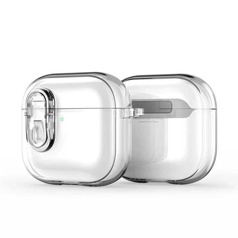 Dux Ducis Apple AirPods 4 Cover PECL Series PC+TPU con gancio trasparente