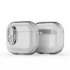Dux Ducis Apple AirPods 4 PECL Series cover PC+TPU con gancio grigia