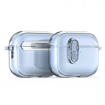 Dux Ducis Apple AirPods Pro 3 PECL Series cover PC+TPU con gancio blu