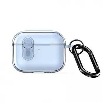 Dux Ducis Apple AirPods Pro 3 PECL Series cover PC+TPU con gancio blu