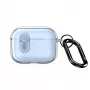 Dux Ducis Apple AirPods Pro 3 PECL Series cover PC+TPU con gancio blu