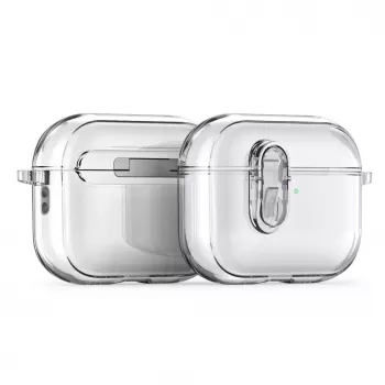 Dux Ducis Apple AirPods Pro 3 PECL Series Cover PC+TPU con gancio trasparente