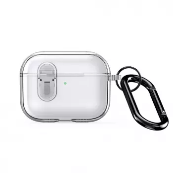 Dux Ducis Apple AirPods Pro 3 PECL Series Cover PC+TPU con gancio trasparente