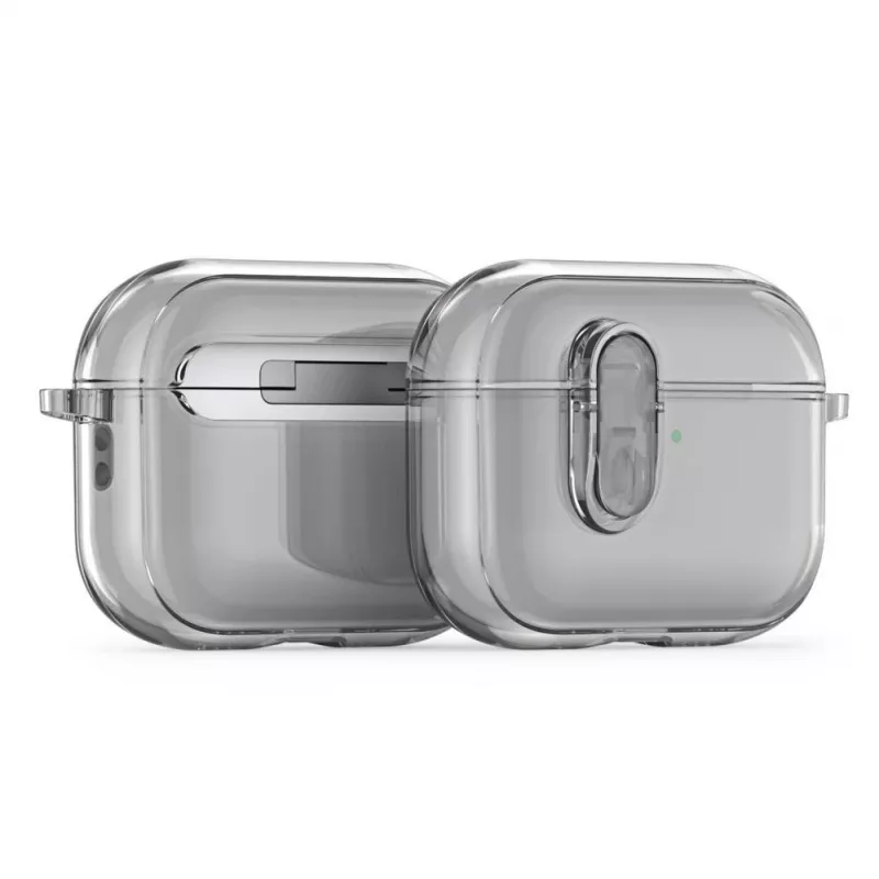 Dux Ducis Apple AirPods Pro 3 PECL Series Cover PC+TPU con gancio grigio