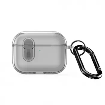 Dux Ducis Apple AirPods Pro 3 PECL Series Cover PC+TPU con gancio grigio