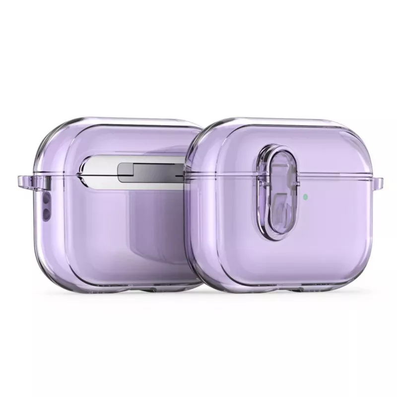 Dux Ducis Apple AirPods Pro 3 PECL Series Cover PC+TPU con gancio viola