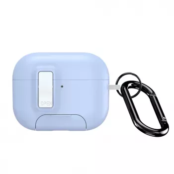 Dux Ducis Apple AirPods Pro 3 PECQ Series Cover PC+TPU con gancio bianco blu