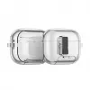 Dux Ducis Apple AirPods Pro 3 cover serie PECR PC+TPU con gancio grigio
