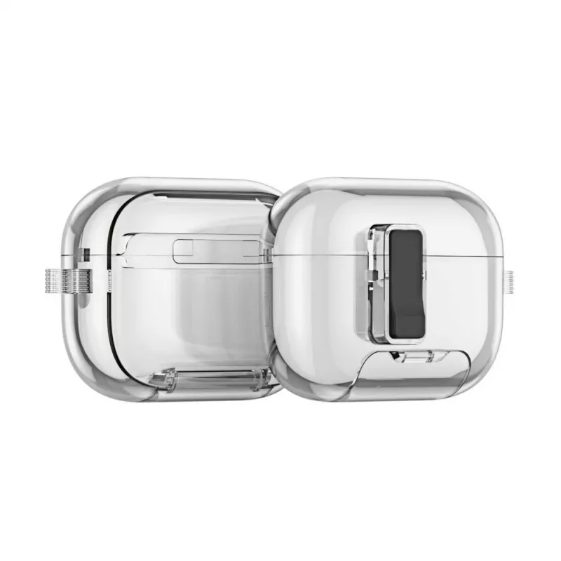 Dux Ducis Apple AirPods Pro 3 cover serie PECR PC+TPU con gancio grigio