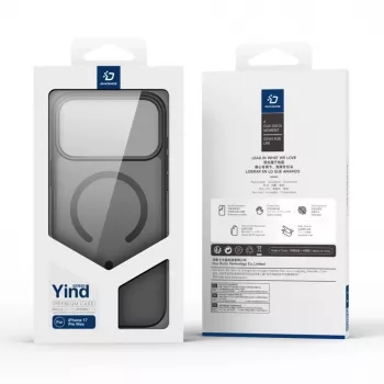 Dux Ducis Custodia YIND PC+TPU per Apple iPhone 17 Pro Max compatibile MagSafe nera