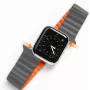 Dux Ducis Apple cinturino magnetico per orologio 7/6/5/4/3/2 / SE (41/40/38mm) Magnetic grigio arancione