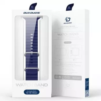 Dux Ducis Apple Cinturino in silicone per Apple Watch 38/40/41/42mm blu navy