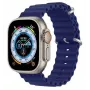 Dux Ducis Apple Cinturino in silicone per Apple Watch 38/40/41/42mm blu navy