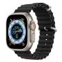 Bracciale in silicone Dux Ducis per Apple Watch 42/44/45/46/49mm nero