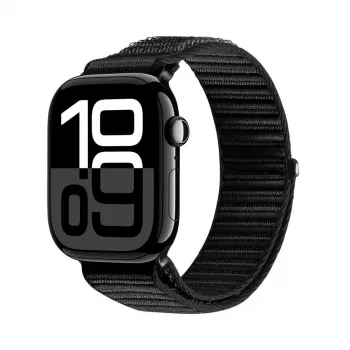 Dux Ducis Cinturino in nylon intrecciato YE per Apple Watch 38/40/41/42 mm nero
