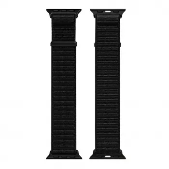 Dux Ducis Apple Watch 42/44/45/46/49mm YE cinturino in nylon intrecciato nero