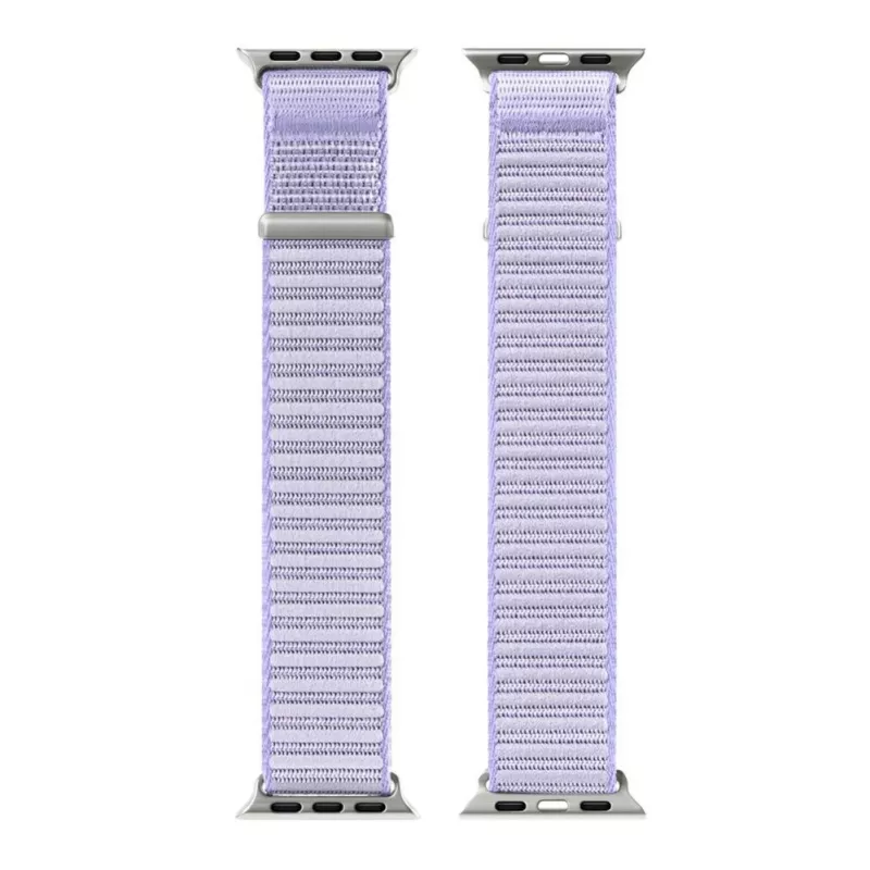 Dux Ducis Apple Watch 42/44/45/46/49mm cinturino YE Nylon Braided Loop viola