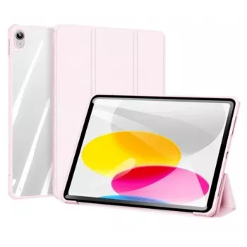 Dux Ducis Copa Case per iPad 10,9 pollici 2022 (10. gen.) Smart Cover Stand rosa