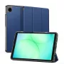 Dux Ducis Domo Series cover per tablet in pelle PU con stand tri-fold per Samsung Galaxy Tab A9 / Tab A11, blu