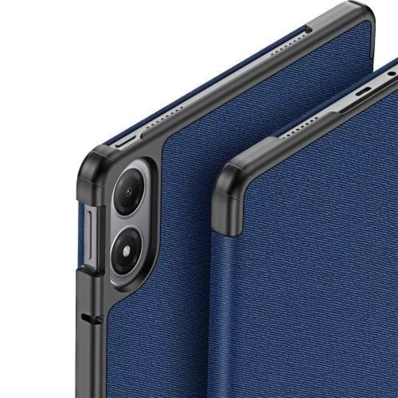 Dux Ducis Domo Series custodia per tablet in similpelle PU con supporto Tri-fold per Xiaomi Redmi Pad 2 Pro, blu