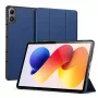 Dux Ducis Domo Series custodia per tablet in similpelle PU con supporto Tri-fold per Xiaomi Redmi Pad 2 Pro, blu