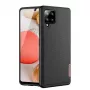 Dux Ducis Fino Samsung A42 5G Custodia flip portafoglio nera