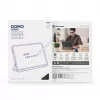 Dux Ducis Galaxy Tab A9 Plus / Tab A11 Plus Domo Series custodia per tablet in similpelle PU con supporto Tri-fold nera