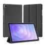 Dux Ducis Galaxy Tab A9 Plus / Tab A11 Plus Domo Series custodia per tablet in similpelle PU con supporto Tri-fold nera