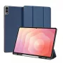 Dux Ducis Galaxy Tab S11 Ultra Domo Series Tri-fold Stand PU Leather cover tablet blu