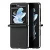 Custodia flip in pelle con portafoglio Dux Ducis per Galaxy Z Flip5 5G nera