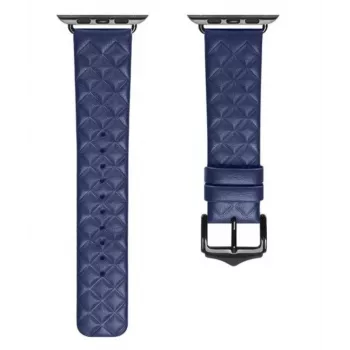 Dux Ducis Cinturino in vera pelle per Apple Watch 38/40/41mm - Blu